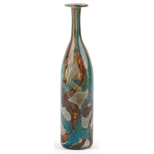 168 - A Mdina glass bottle vase, 33cm high.