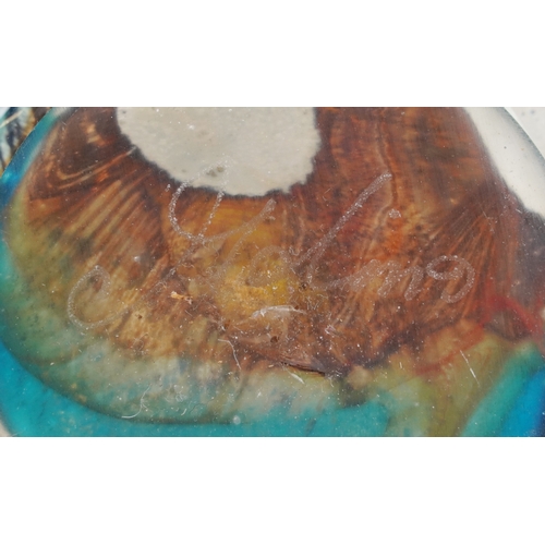 168 - A Mdina glass bottle vase, 33cm high.