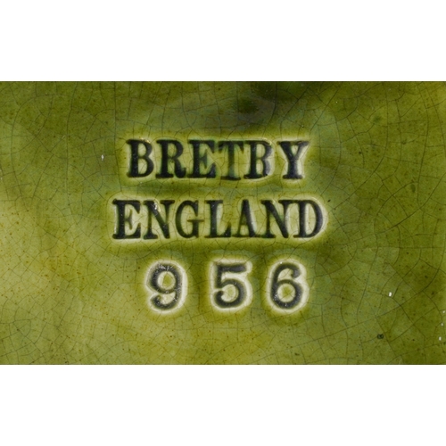 446 - 20th century studio pottery vases including Hornsea slipware, West German and Bretby, the largest 22... 