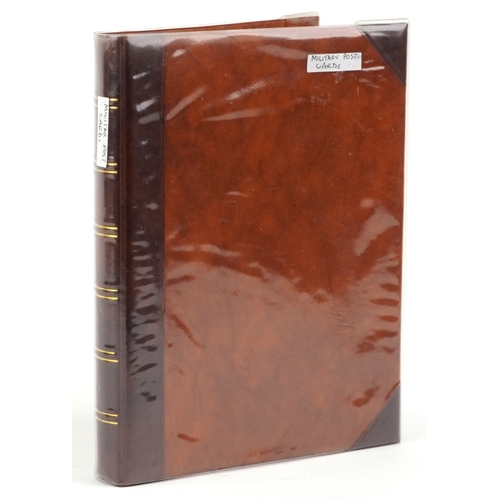 2780 - A collection of military interest postcards and silk greetings cards including To The Trenches by Mo... 