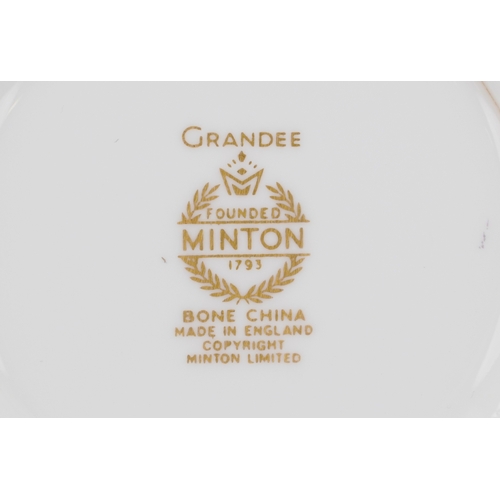 658 - A Minton Grandee pattern twelve place coffee service, the coffee pot 23cm high.