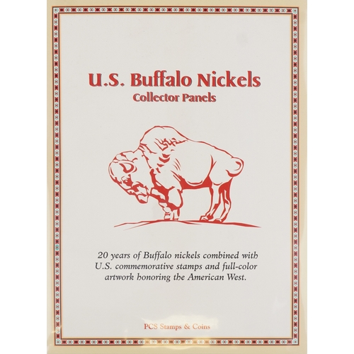 1253 - Two United States of America commemorative coin covers including Buffalo Nichols dates 1926-1937, ho... 
