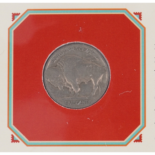 1253 - Two United States of America commemorative coin covers including Buffalo Nichols dates 1926-1937, ho... 