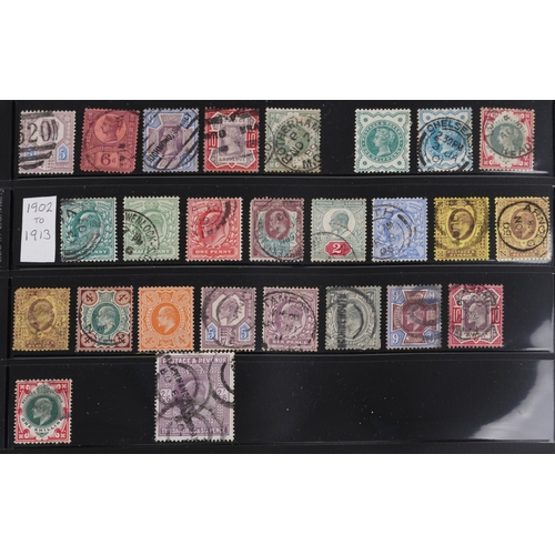 1227 - British Victorian and Edwardian stamps including a Penny Lilac fourteen dot, 1887-1900 Jubilee set a... 