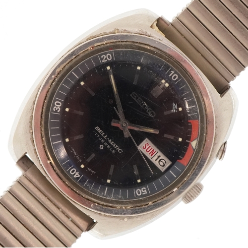 3316 - Seiko, a vintage gentlemen's Seiko Bell-matic 4006-6031 wristwatch, the case numbered 221805, the di... 