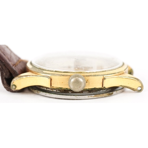 3167 - Omega, a vintage gentlemen's Omega automatic bumper wristwatch, the movement numbered 10704175.