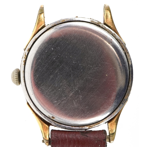 3167 - Omega, a vintage gentlemen's Omega automatic bumper wristwatch, the movement numbered 10704175.