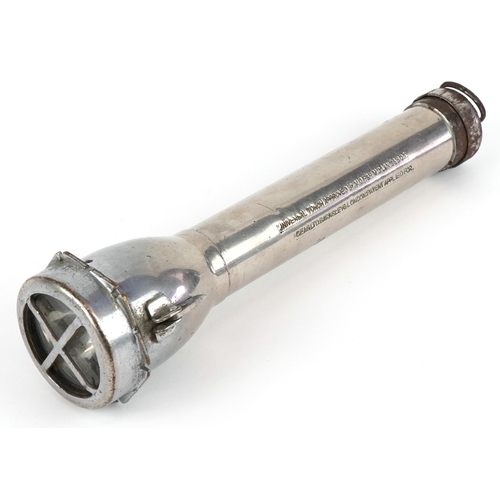 2819 - A vintage CEAG Ltd. Universal chrome plated mining torch, 28cm in length.