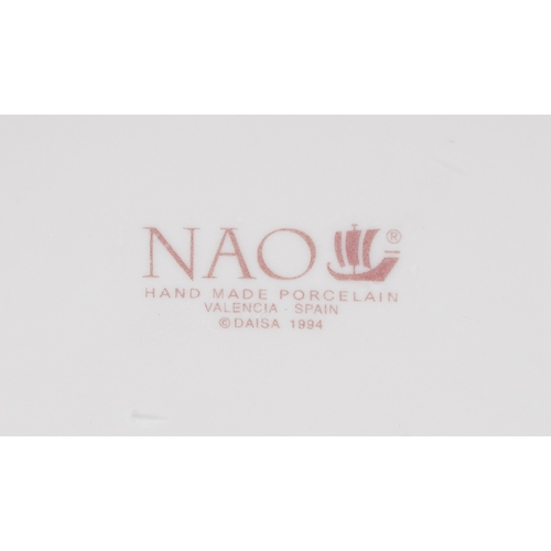 626 - Five Nao porcelain figurines including a ballerina and young girl with doll, the largest 35cm high.