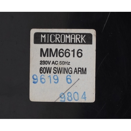 1788 - A vintage Swedish Ledu type 231 white enamel Anglepoise table lamp with weighted base, 100cm high ex... 