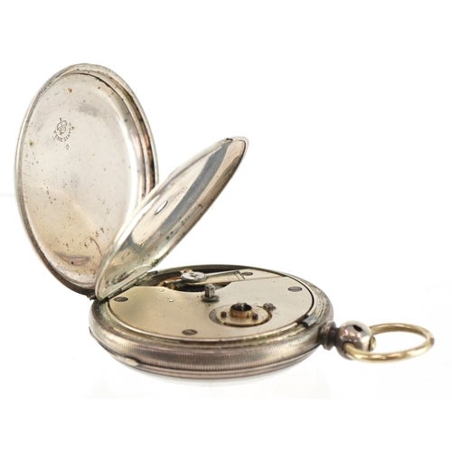 3398 - Four antique and later ladies and gentlemen's silver cased open face pocket watches, the largest 45m... 