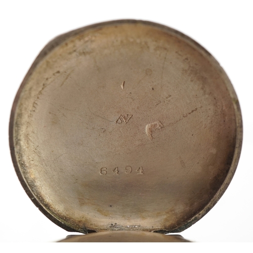 3398 - Four antique and later ladies and gentlemen's silver cased open face pocket watches, the largest 45m... 