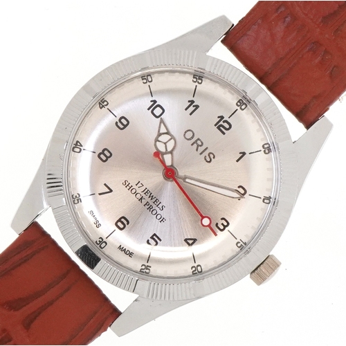 3423 - Oris, a gentlemen's refurbished manual wind wristwatch, the dial 30.5mm in diameter.