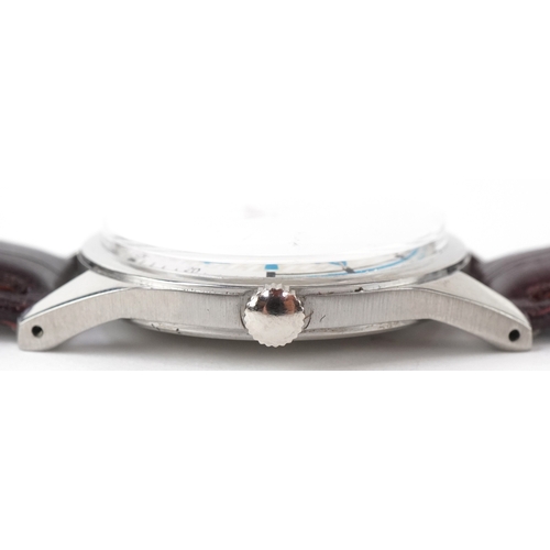 3419 - HMT, a gentlemen's refurbished HMT Pilot manual wind wristwatch, the dial 31mm in diameter.