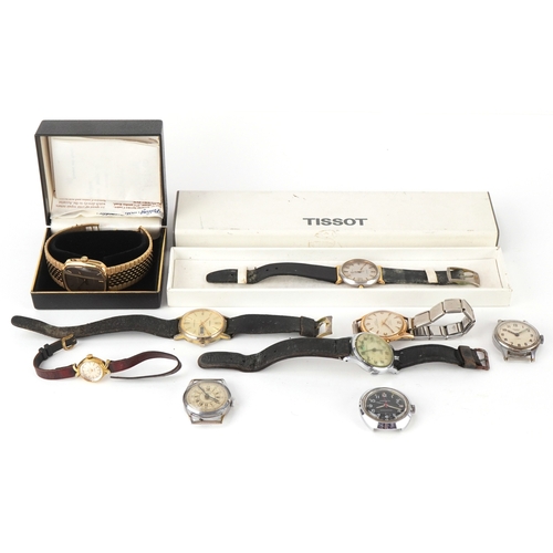 3465 - Vintage and later ladies and gentlemen's wristwatches including Perma, Ingersoll, Smiths Empire and ... 