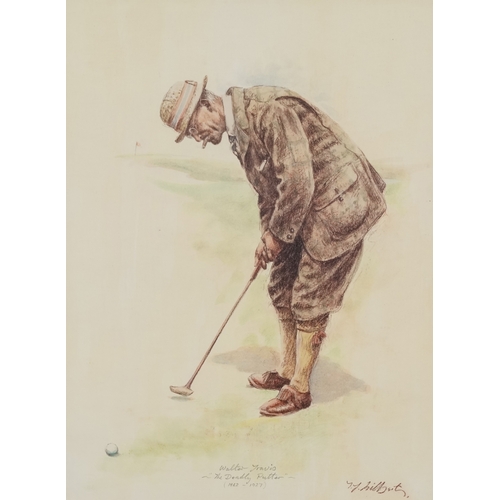 2247 - J. J. Herbert - The Deadly Putter, 20th century British school print, framed and glazed, 38cm x 28cm... 