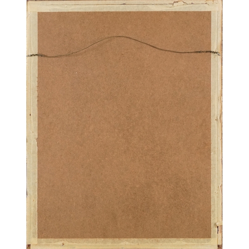 2242 - Harbour scene, early 20th century British school watercolour on paper, indistinctly signed, framed, ... 