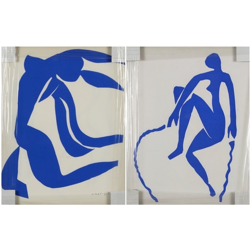 2281 - Henri Matisse -A pair of 20th century prints, framed and glazed, 50cm x 40cm.