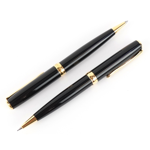 56 - Two Diplomat ballpoint pens with boxes and paperwork.