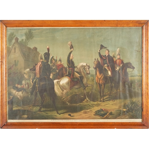2323 - The Meeting of Wellington and Bulcher on the Evening of The Battle of Waterloo, a Maclure, MacDonald... 