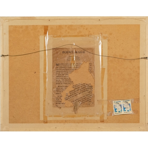 2387 - Lionel Barrymore - Point Magu, 20th century British school etching reproduced in talio-crome, signed... 