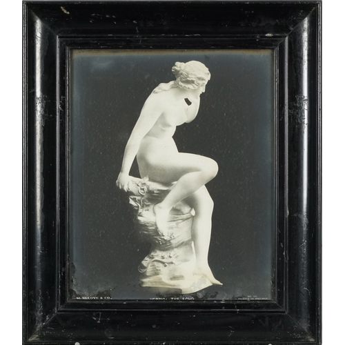 2319 - A pair of M. McLove & Co. black and white photographic prints of famous sculptures including Herzig ... 