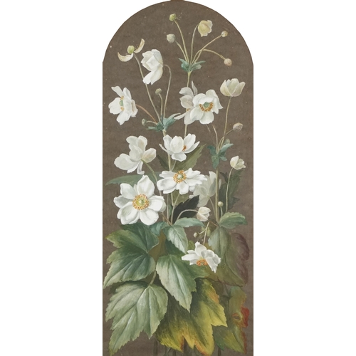 2277 - A. Harrison - Two still life studies of flowers, 20th century British school watercolours on paper, ... 