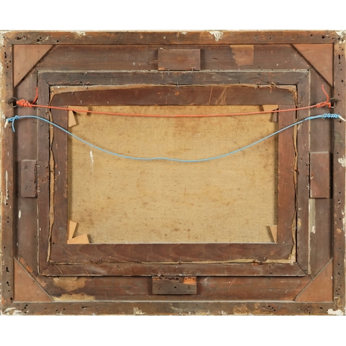 2236 - H. Royle - Riverside landscape, 20th century British school oil on canvas, signed, within a wide sec... 