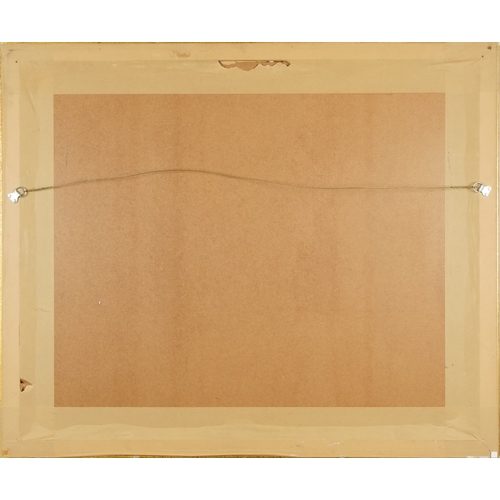 2237 - Charlotte Preston - Study of a racehorse, late 20th century British school mixed media on paper, sig... 