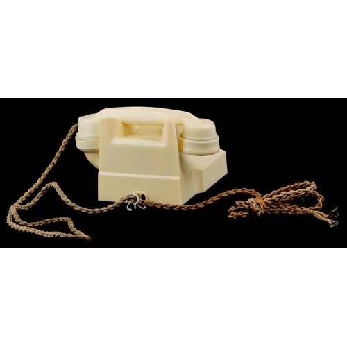 1792 - A vintage cream Bakelite dial GPO telephone.