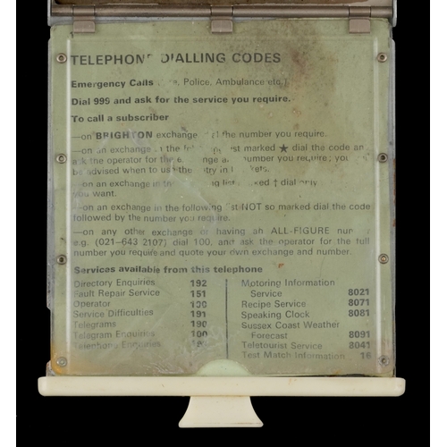 1792 - A vintage cream Bakelite dial GPO telephone.