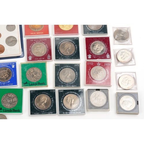 1174 - A large quantity of mainly British 19th century and later coinage including 1953 Coronation crowns, ... 