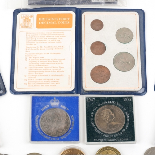 1174 - A large quantity of mainly British 19th century and later coinage including 1953 Coronation crowns, ... 