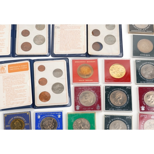 1174 - A large quantity of mainly British 19th century and later coinage including 1953 Coronation crowns, ... 