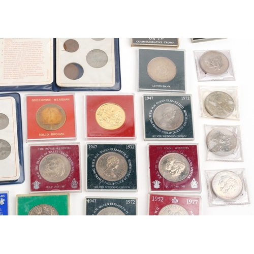 1174 - A large quantity of mainly British 19th century and later coinage including 1953 Coronation crowns, ... 