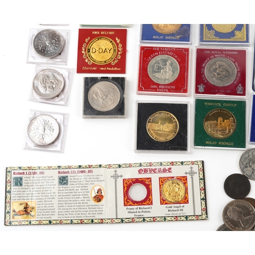 1174 - A large quantity of mainly British 19th century and later coinage including 1953 Coronation crowns, ... 