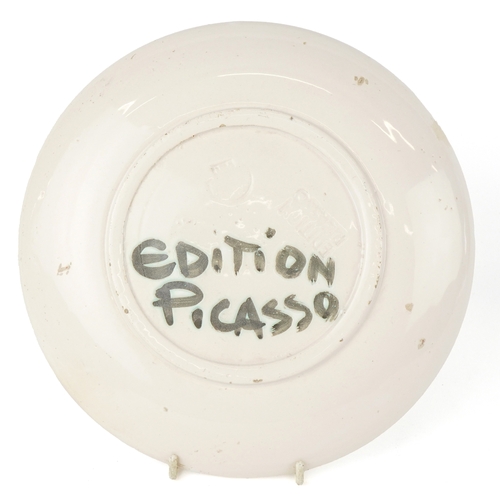 328 - Pablo Picasso - (1881-1973) - Picador, a mid 20th century earthenware circular plate by Edition Pica... 