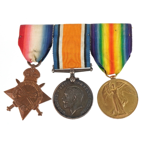 2646 - A British military World War I medal trio awarded to 10410 SJT.F.W.WESTON.R.LANC.R.