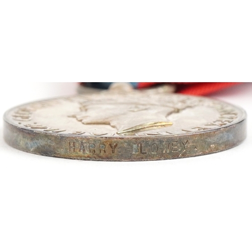 2650 - A British military World War I medal pair and Faithful Service medal awarded to 96424 SPR.HARRY BLOW... 