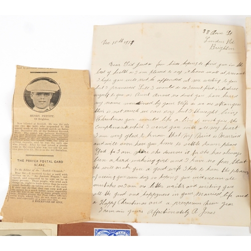 2655 - A British military World War I medal pair and related paperwork awarded to M2-2364328 PTE.S.BAKER.A.... 