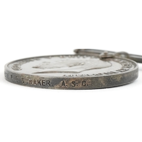 2655 - A British military World War I medal pair and related paperwork awarded to M2-2364328 PTE.S.BAKER.A.... 