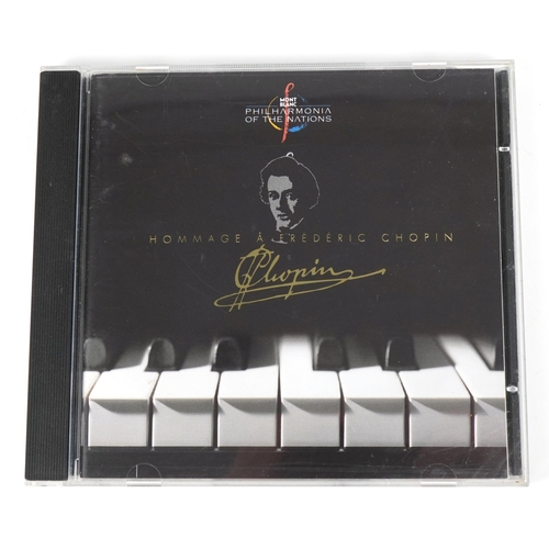 57 - Montblanc Meisterstück, Homage á Frédéric Chopin, a 14ct gold nibbed fountain pen together with a CD... 