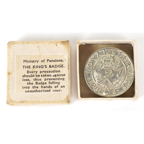 2694 - Five British military World War II medals and two cap badges including the Italy Star, the Pacific S... 