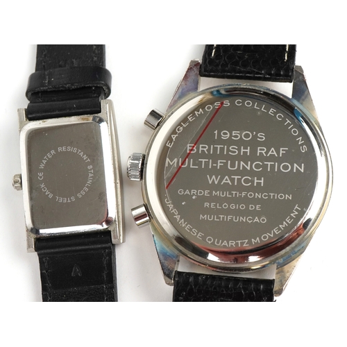 3511 - Nine vintage and later wristwatches including Sekonda and Calcio.