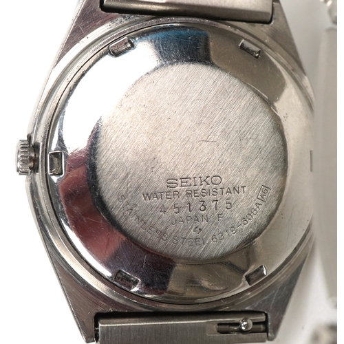 3540 - WITHDRAWN A Seiko automatic wristwatch having a Mickey Mouse design dial with day/date aperture, the... 