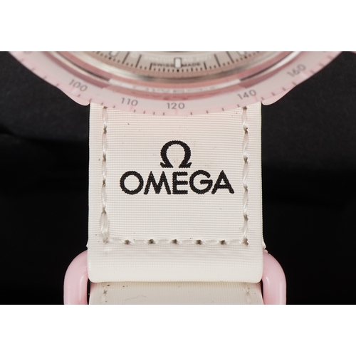 3532 - **WITHDRAWN** Omega by Swatch, a Mission to Venus from the Bio Ceramic MoonSwatch Collection with bo... 
