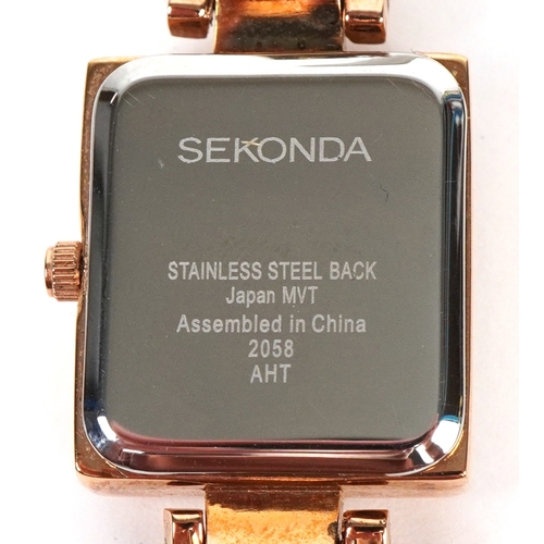 3541 - Six vintage and later ladies wristwatches including Seksy, Sekonda and Accurist.