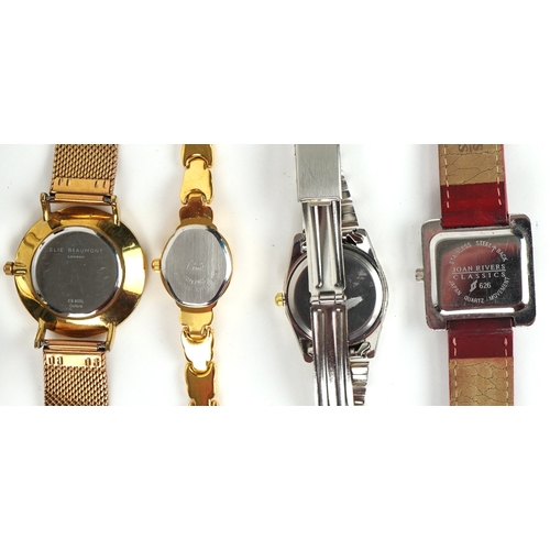 3510 - Seven vintage and later wristwatches including Elie Beaumont, Lorus, Sekonda and Limit.