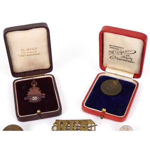 1172 - A collection of antique and later world coins and medallions, some silver, including Chinese coins, ... 