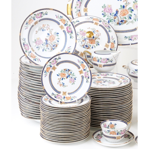 675 - An extensive Narumi Japanese dinner/tea service including fruit bowl, dinner plates, meat platters a... 